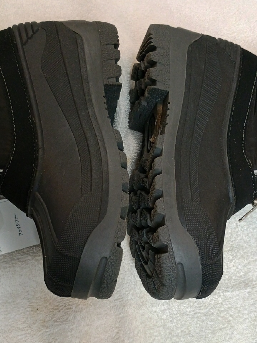 Lands' End Black Kids Front-Zip Winter Boots - Picture 8 of 16
